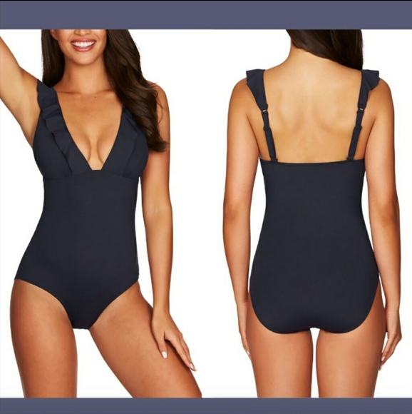Sea Level Other - Sea Level Essentials Frill One Piece Swimsuit Sz.4